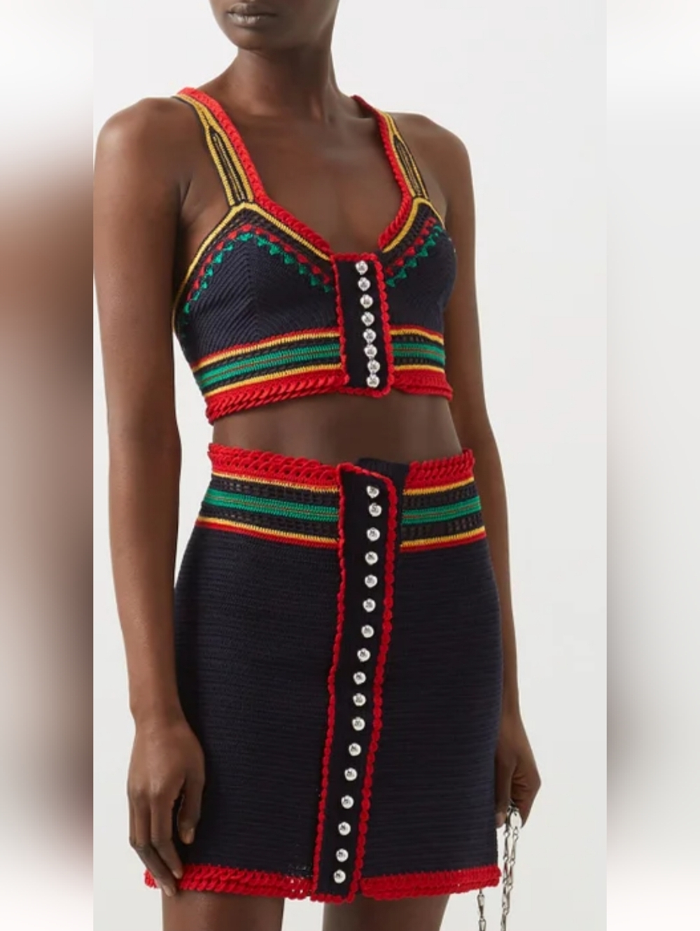 Paco Rabbanne Crocheted Set - RARE‼️ 🔥 Top and Skirt!